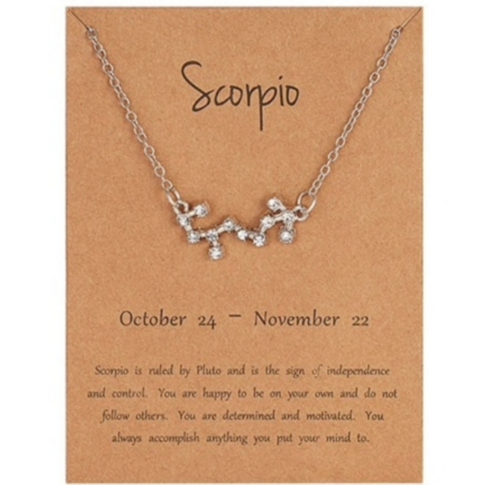 Scorpio Zodiac Constellation Necklace
